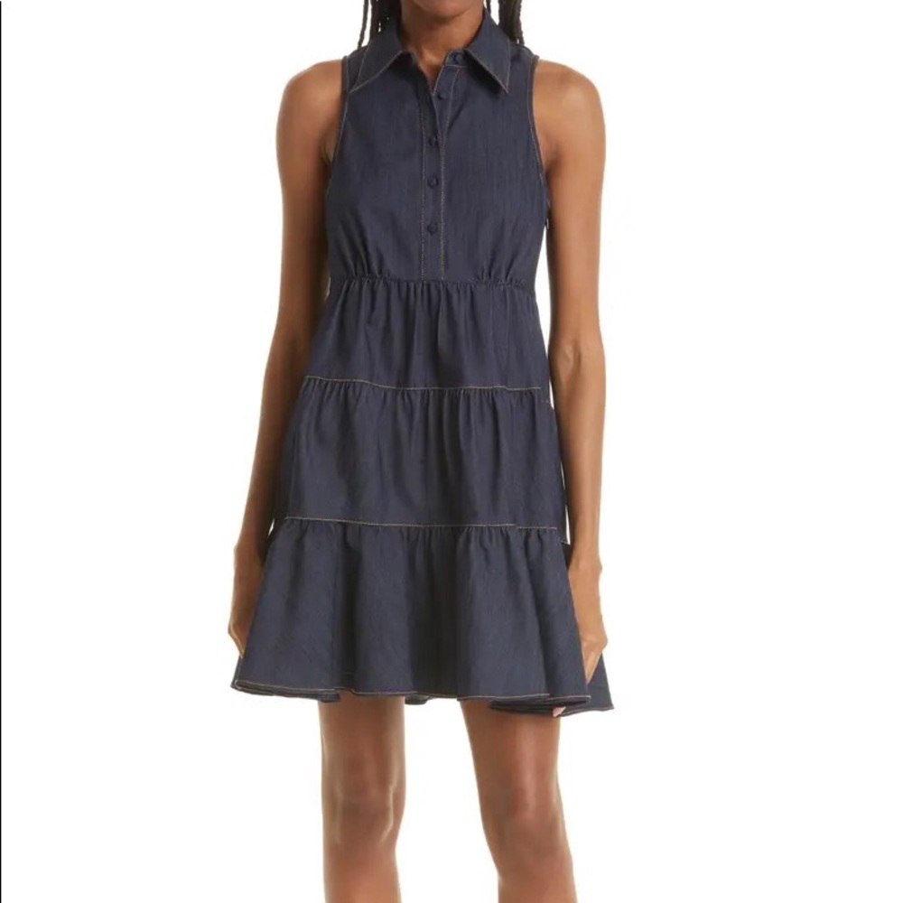 Cinq a Sept Bennett sleeveless denim dress
